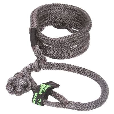 VooDoo Offroad 1/2" x 10' UTV Kinetic Recovery Rope with (2) Soft Shackle Ends (Black) - 1300018